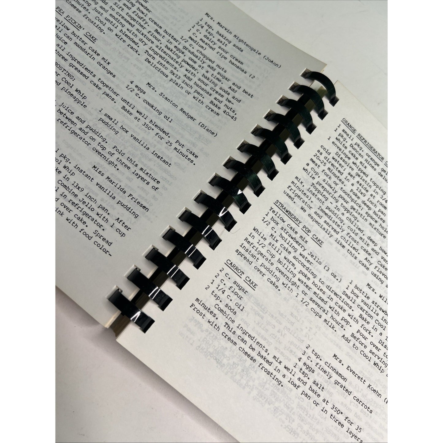 Recipes from Friends and Family 1980 Cookbook Mennonite