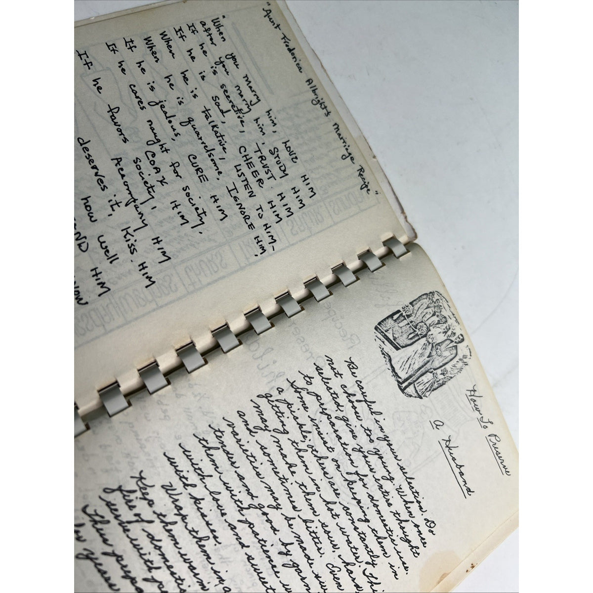 Bars To Stars Cookbook XVI U. S. Army Corps Omaha Nebraska Handwritten Recipes