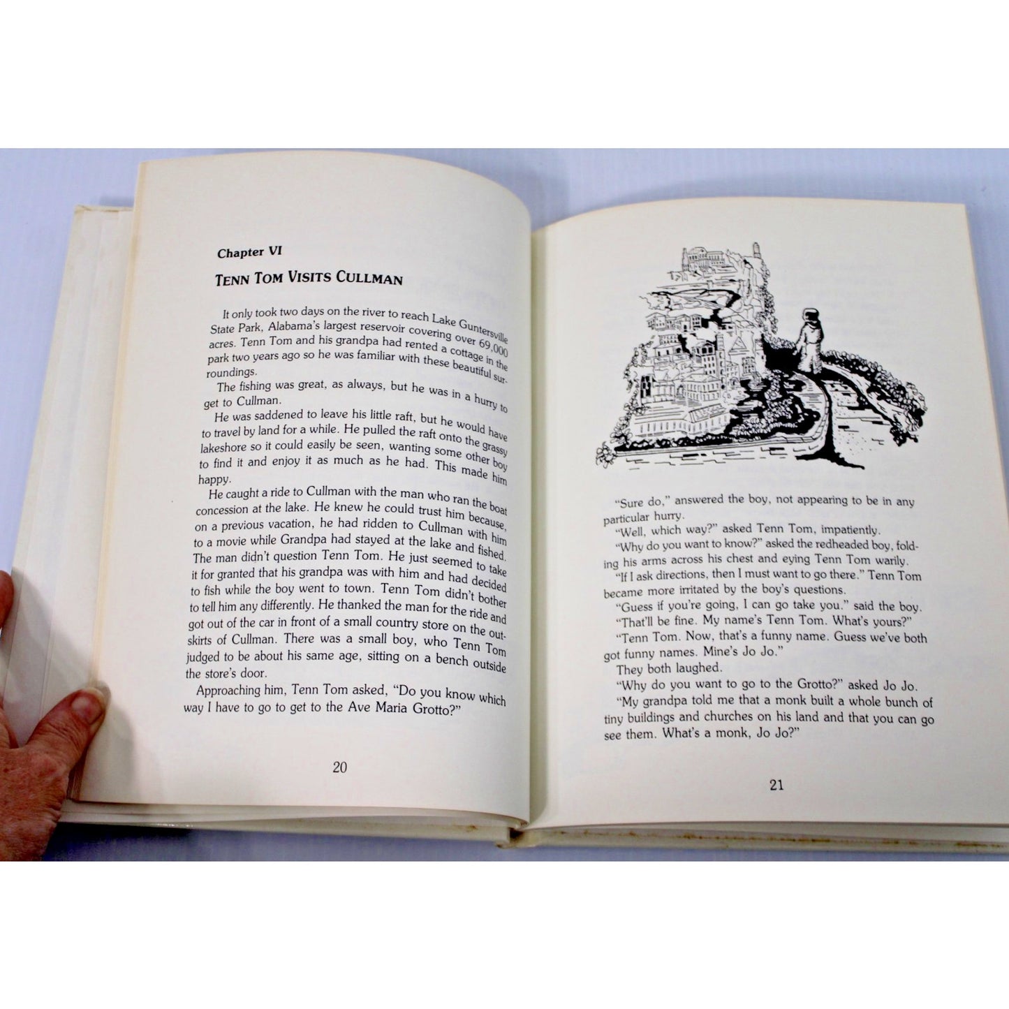 1990 1st Edition "Tenn Tom Travels Alabama" Dianne Bryars, Illustrated Weinacker