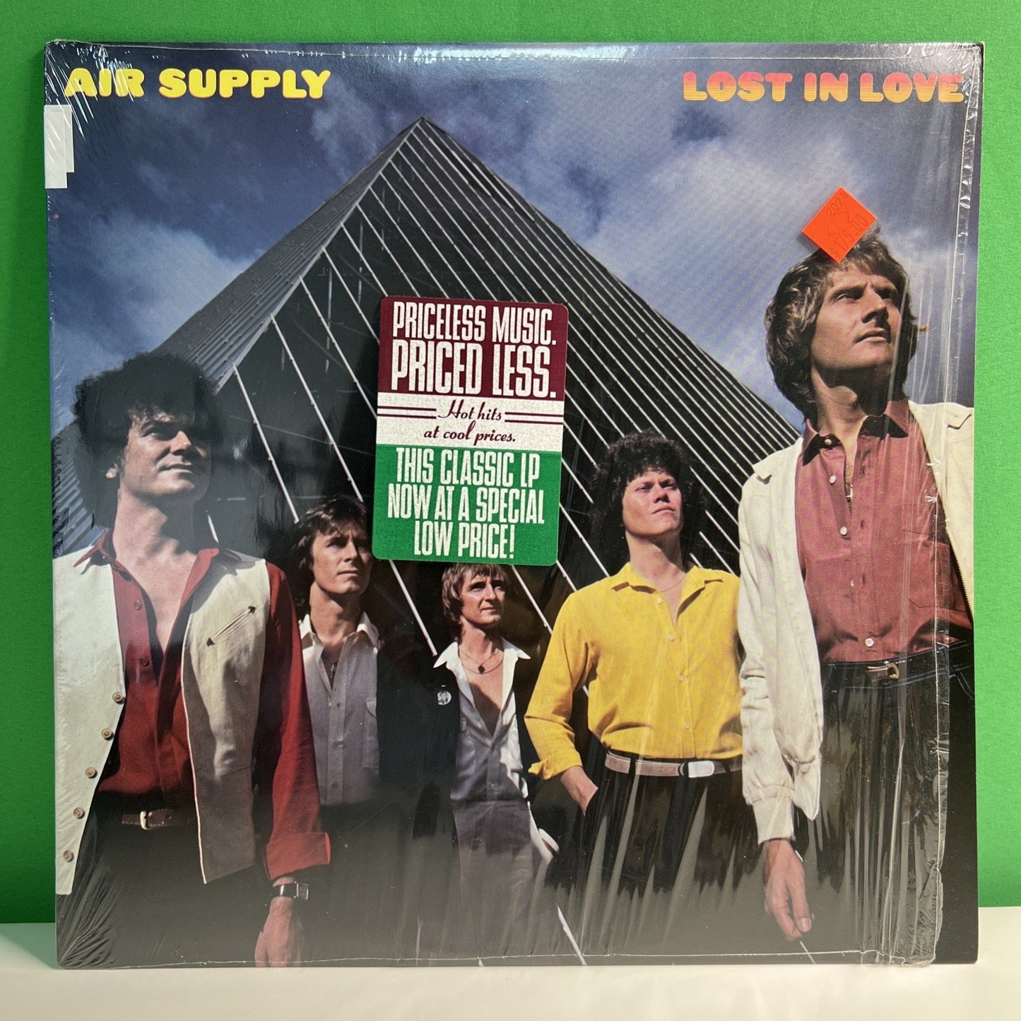 Air Supply Lost in Love 1980 33 LP Vinyl Record Album AL 9530 Hype Stickers