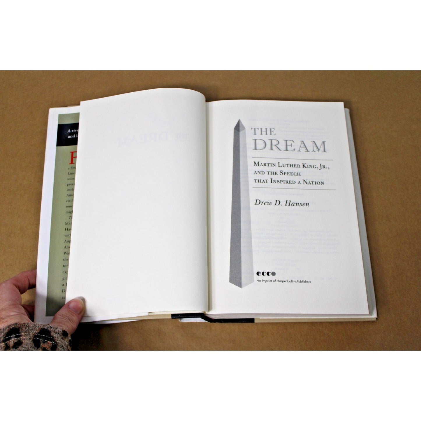 The Dream: Dr. Martin Luther King Jr. by Drew Hansen HC/DJ First Edition 2003