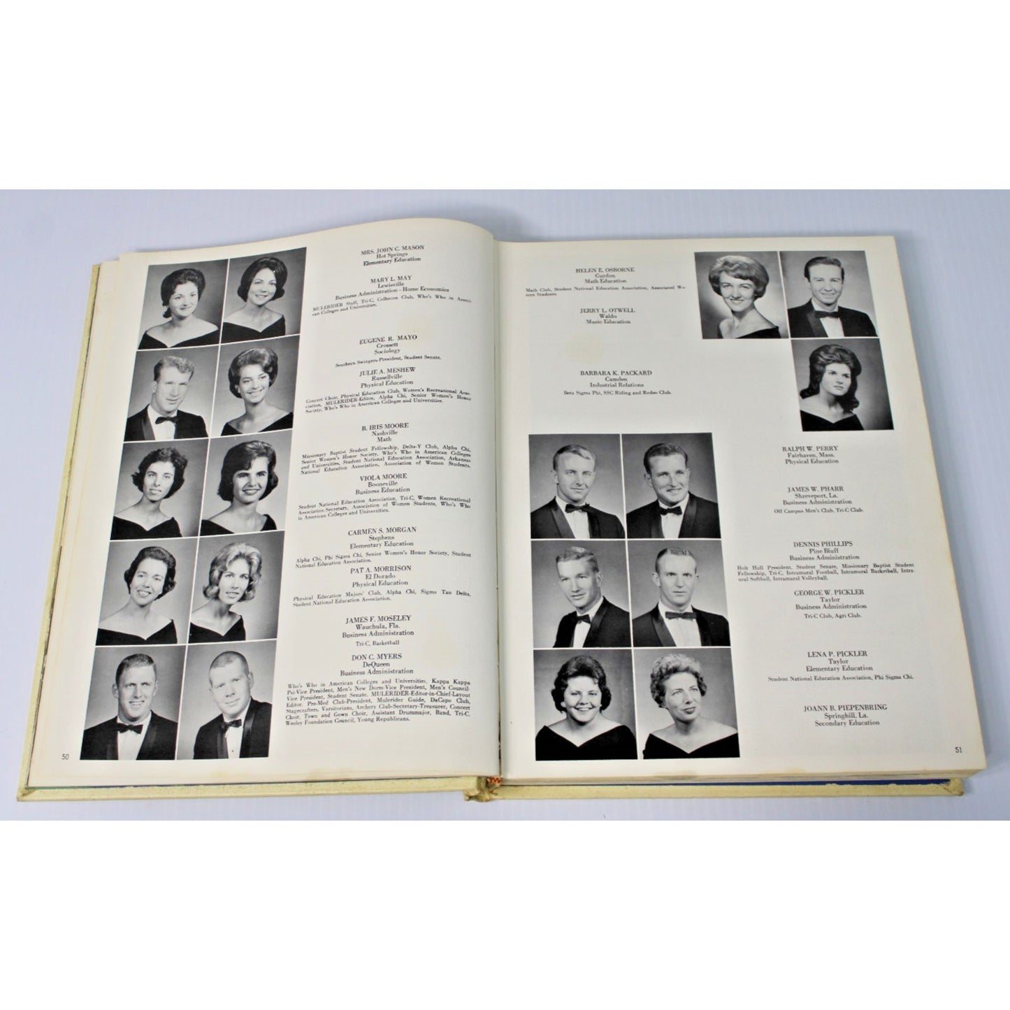 1964-65 Mulerider Southern State College Yearbook Magnolia, Arkansas AR