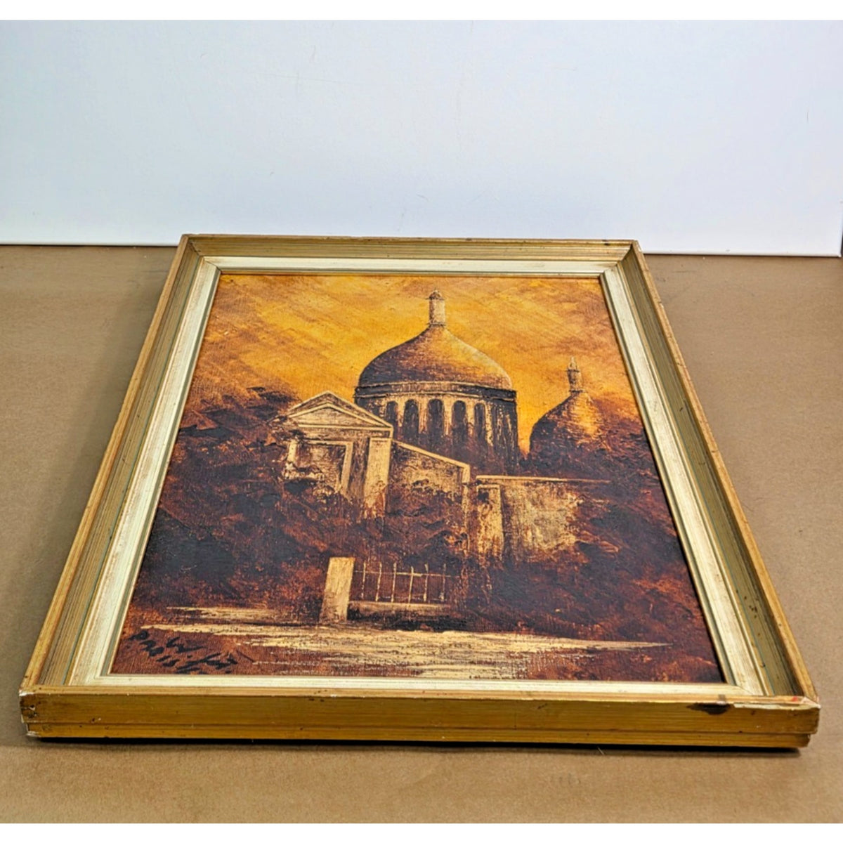 Original W. Junghanns Oil Painting - Sacré-Cœur Paris - Le Bateau-Lavoir