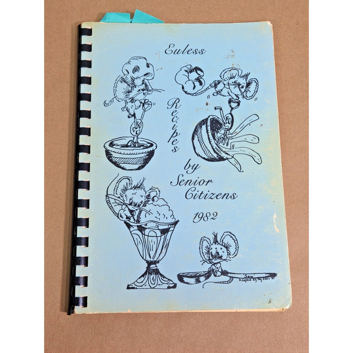 Vintage 1982 Euless Texas Community Cookbook - Local Senior Citizen Recipes