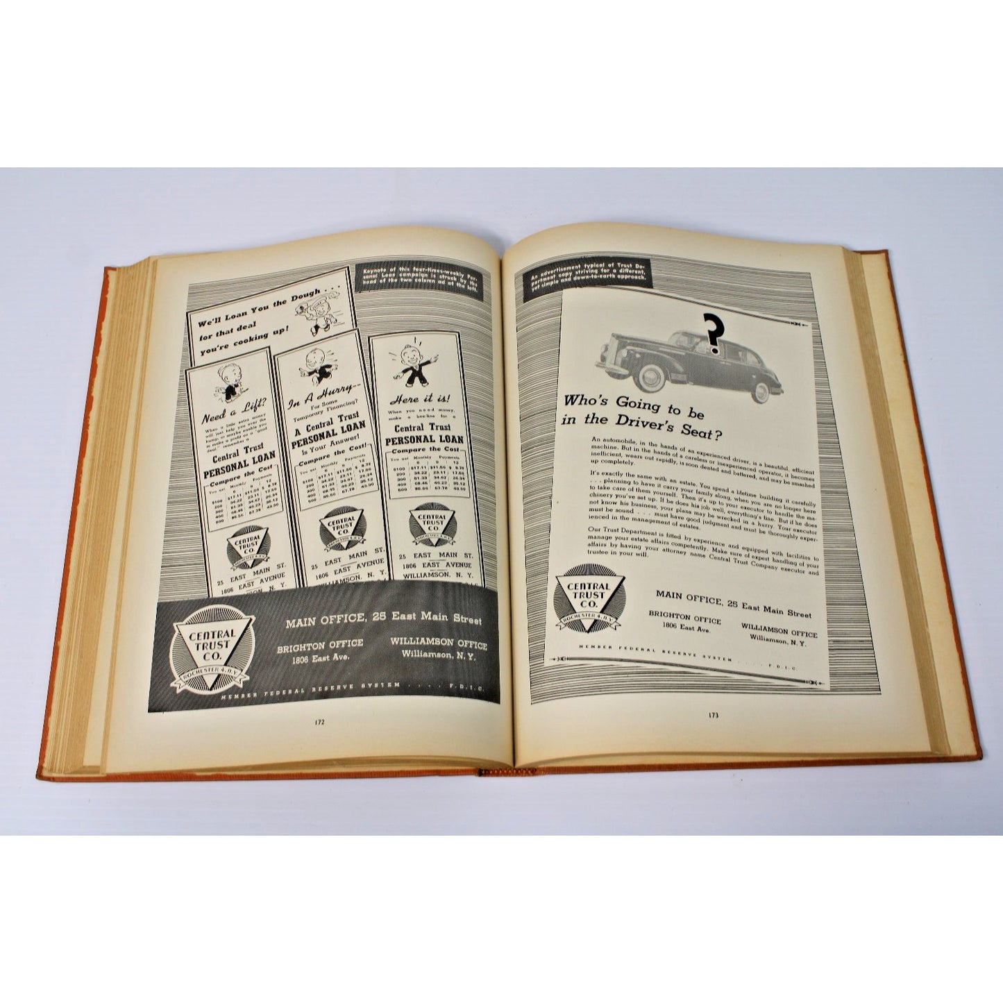 RARE "Exhibit of Financial Advertising," 1944 Vintage Ad Agency Visual Reference