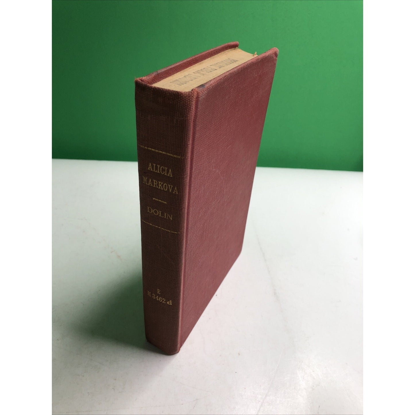 1953 First Edition ALICIA MARKOVA by Anton Dolin HC Illustrated Ex Library