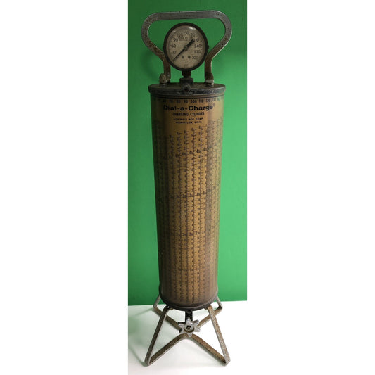 Vintage ROBINAIR MFG CORP DIAL-A-CHARGE Charging Cylinder Refrigerant Montpelier