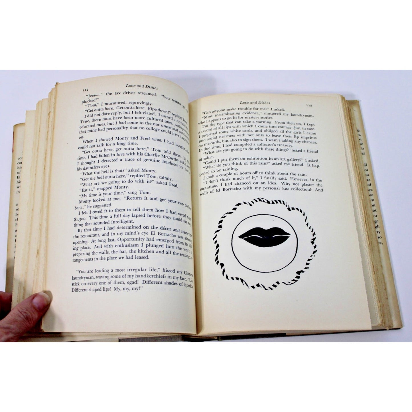 1950 Advance Copy 1st Edition- Love and Dishes by Niccolo De Quattrociocchi