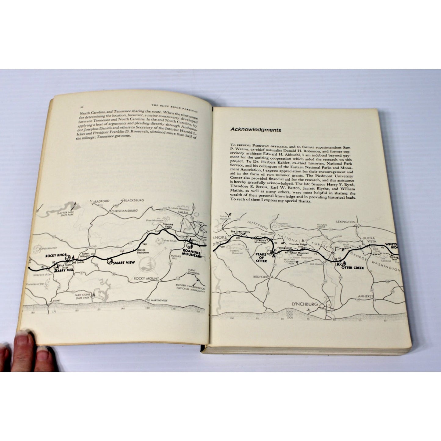 The Blue Ridge Parkway- Harley Jolley, 1995 History & Guide- Author Signed!