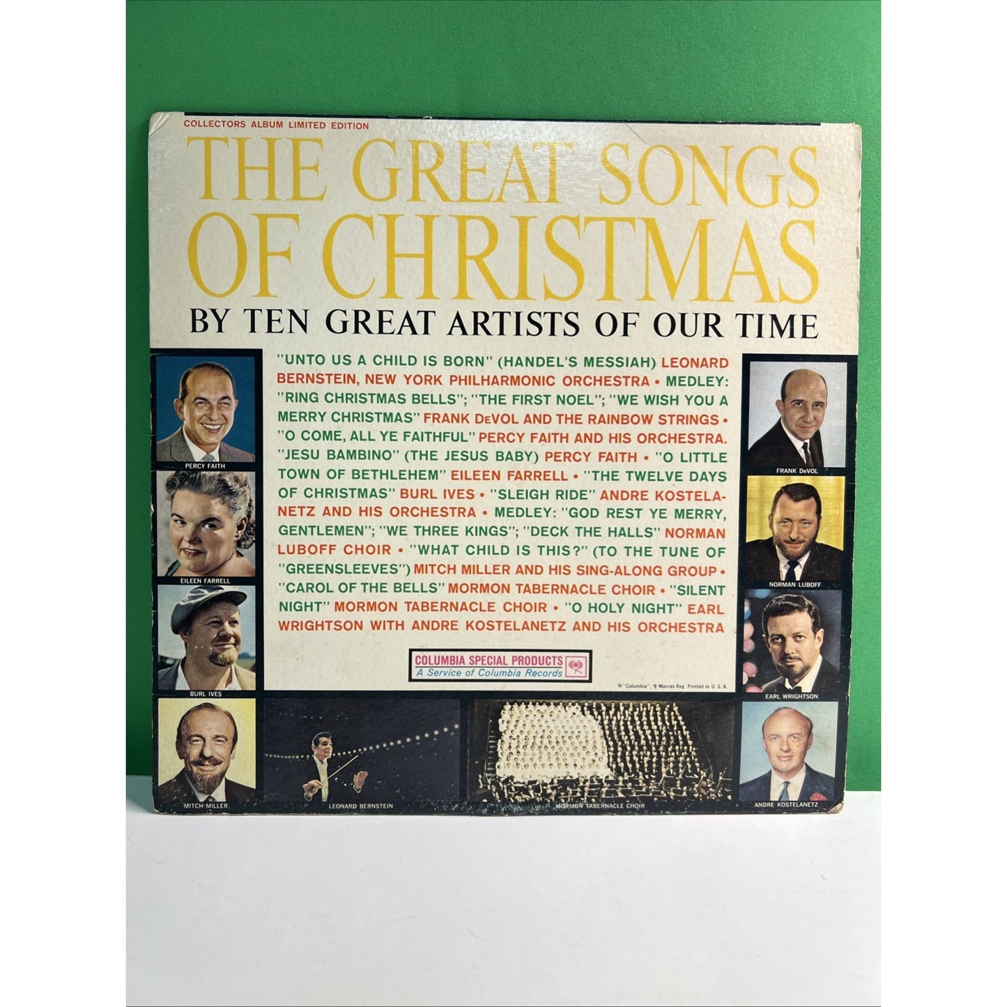 The Stories Behind the Great Songs of Christmas By Ten Artists Columbia Records