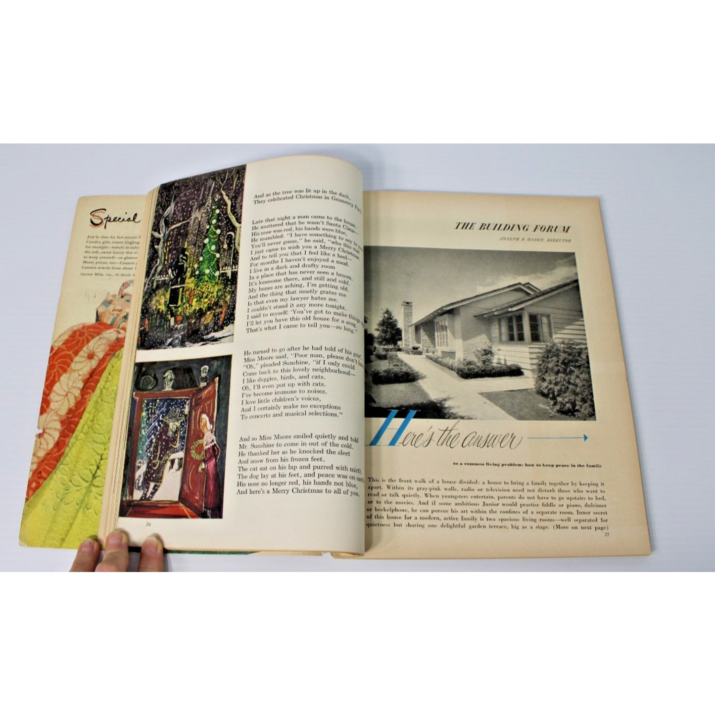 1949 December Good Housekeeping Magazine- Shirley Jackson, Lil Abner- VTG Rare!