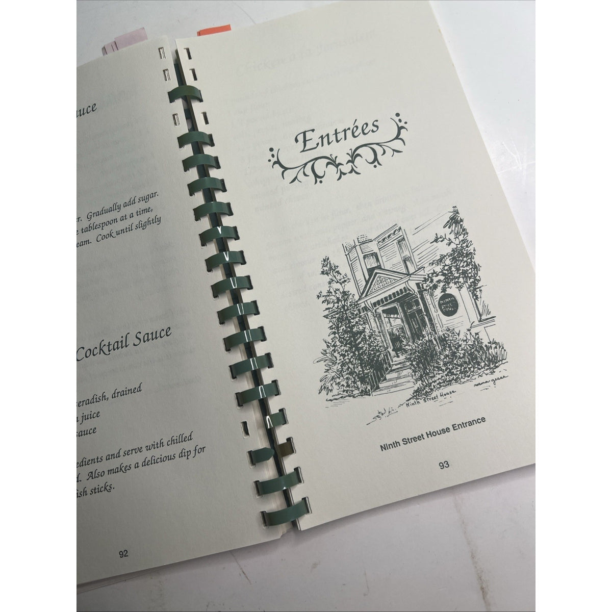 Cook Talk w/ Curtis Grace & Friends Cookbook Paducah KY Signed Spine Damage