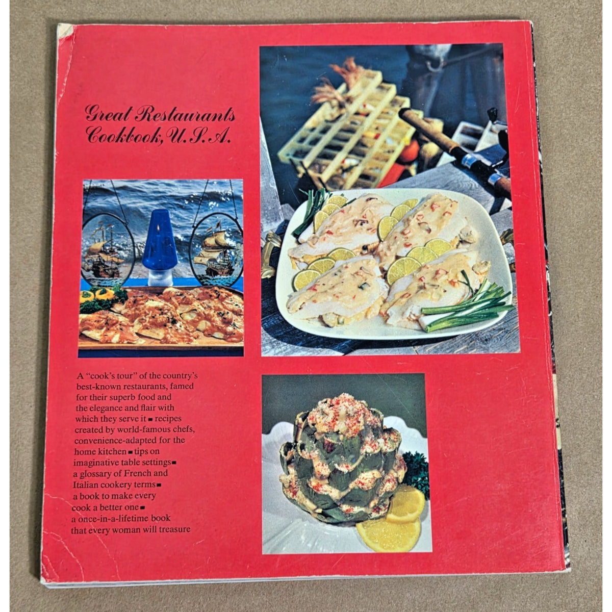 Vintage 1969 Campbell’s Great Restaurants Cookbook USA - Trader Vic's Luchow's