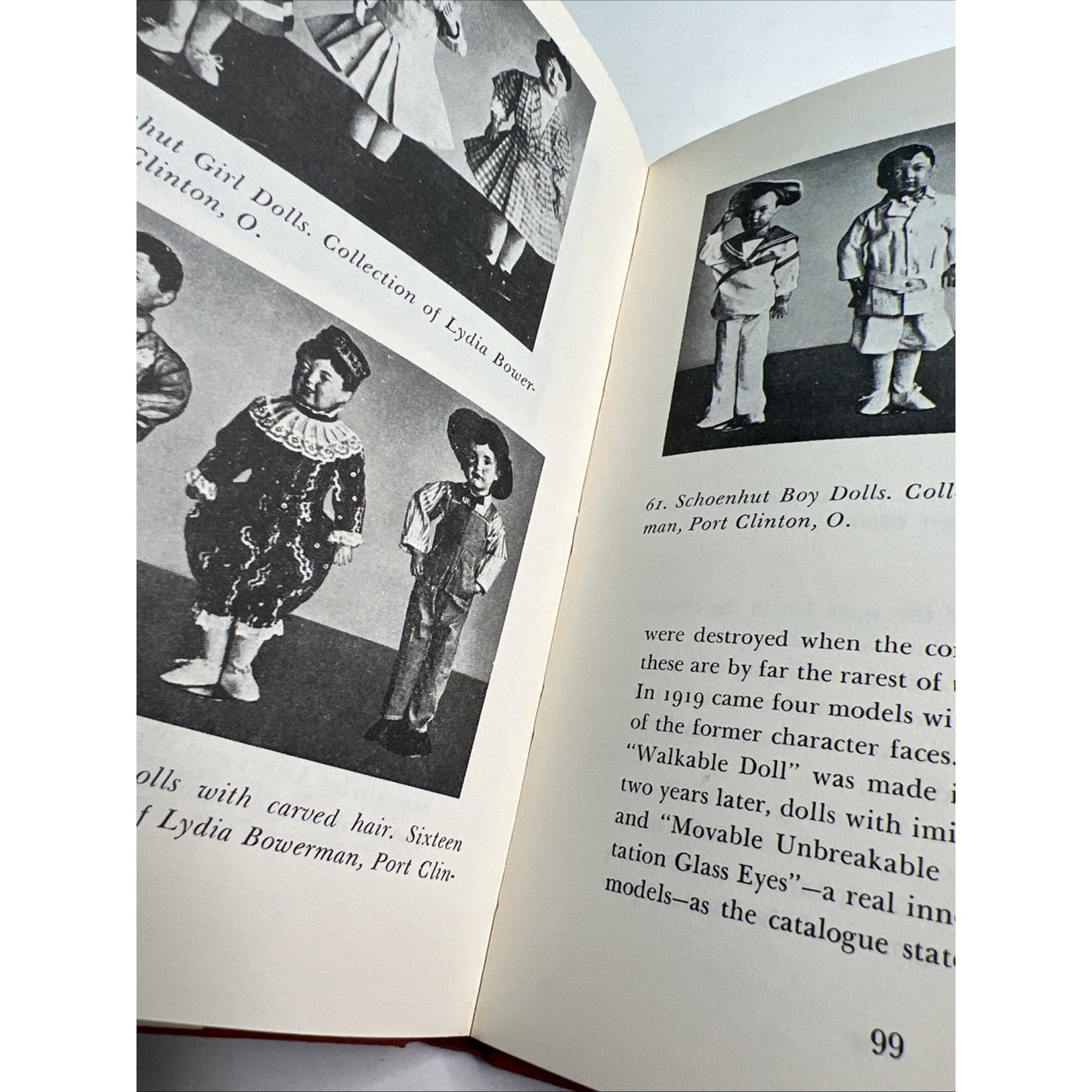 OLD DOLLS by Eleanor St. George VTG Copyright 1950 Foreword by Emma Clear HC DJ