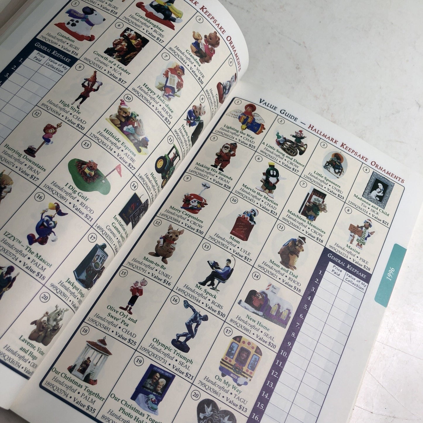 Hallmark Keepsake Ornaments Collector's Value Guide Handbook 1998 Market Price