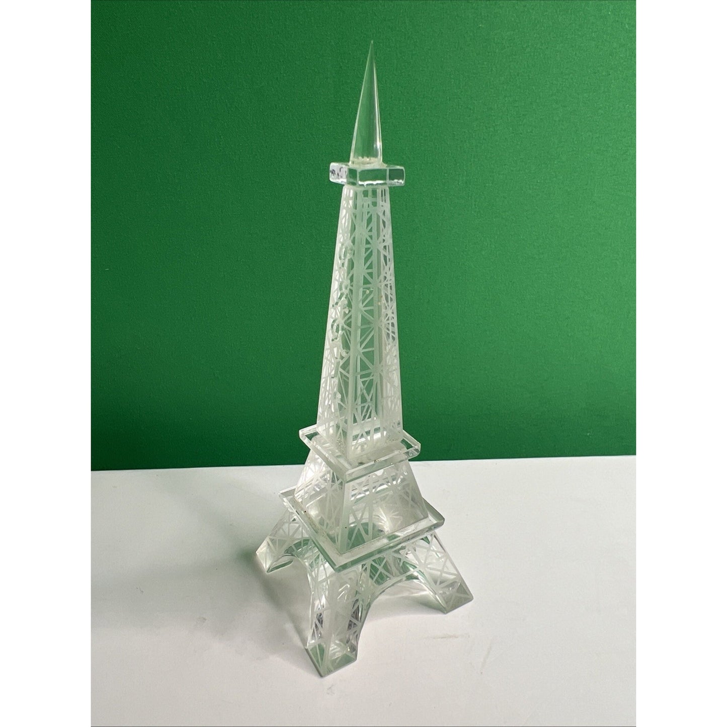 Crystal Eiffel Tower Paris Figurine 5.75" Rare Collectible