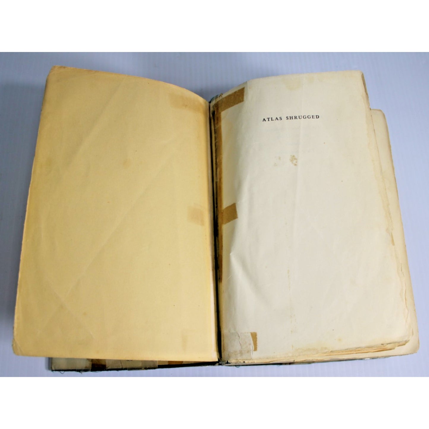 1957 Ayn Rand- Atlas Shrugged 1st Ed/6th Printing Dust Jacket Ex Library US Army