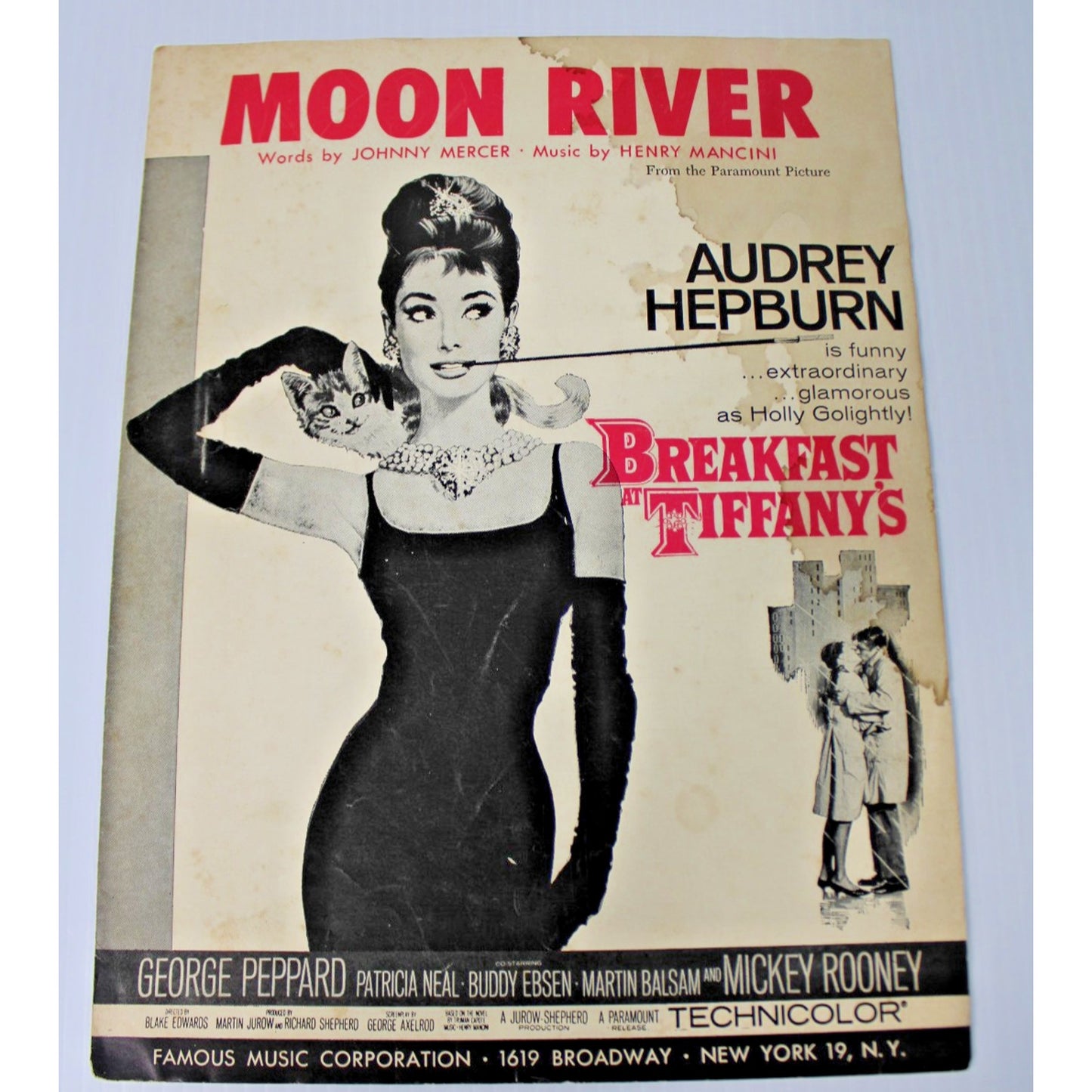 Vintage Henri Mancini Sheet Music- Moon River, Mr. Lucky, Charade