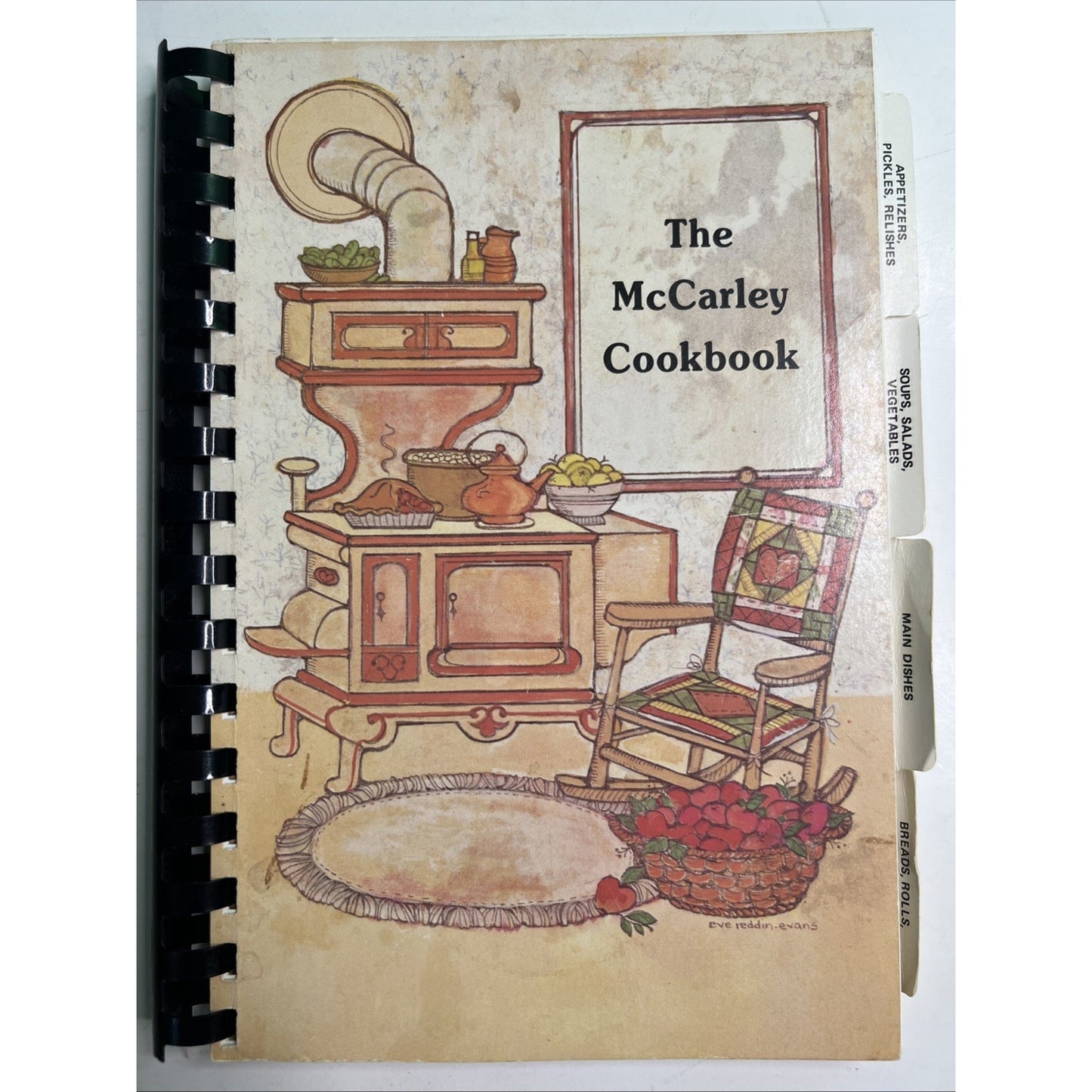 1986 The McCarley Cookbook Recipes Texas Family Signed by Ruby PB Comb Bound