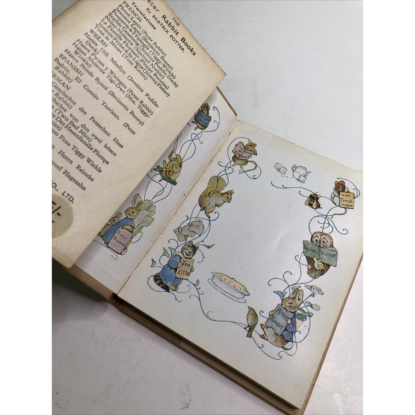 Beatrix Potter: Hanes Meistres Tigi-Dwt (1947) - Rare early Welsh Tiggy-Winkle