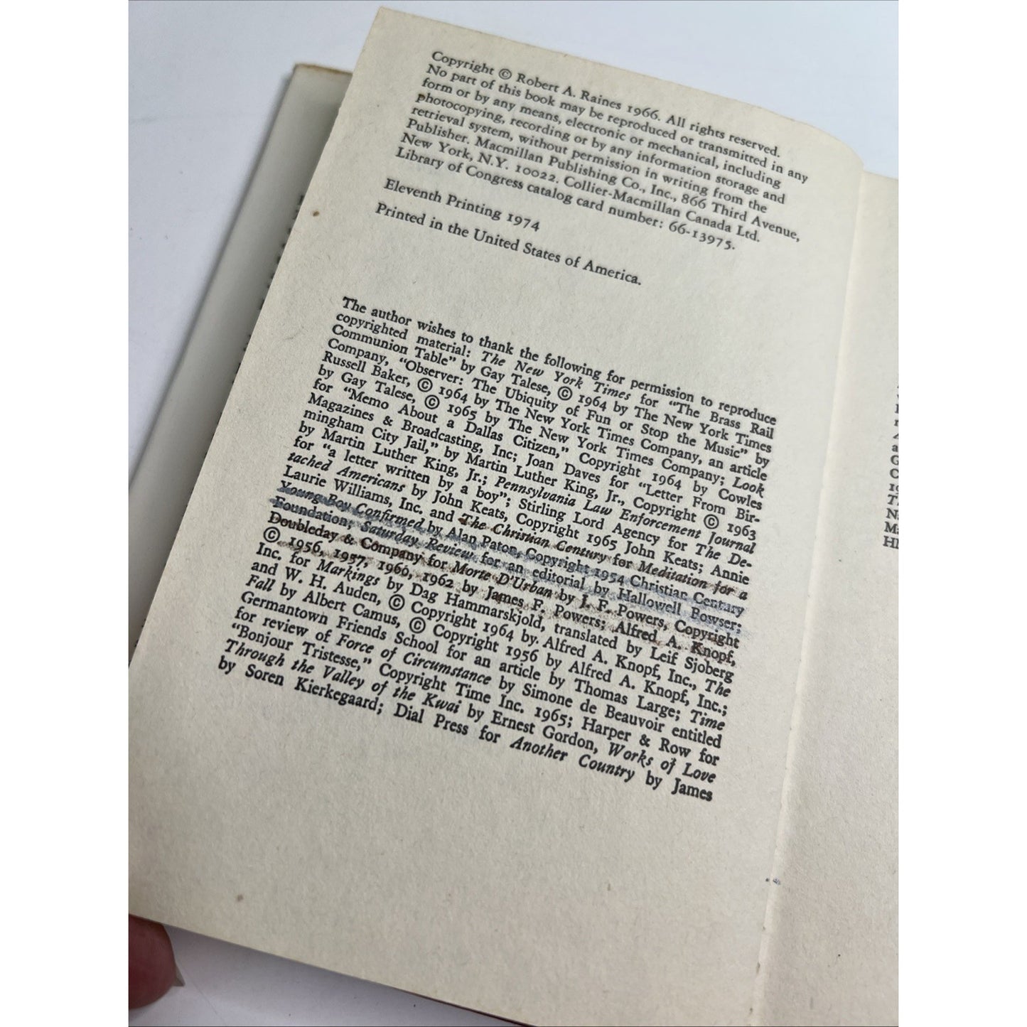 Creative Brooding by Robert Raines HC DJ 1974