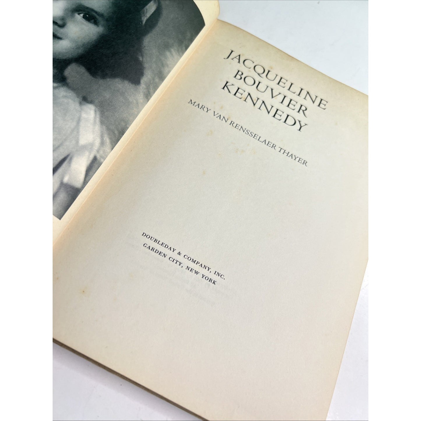 Jacqueline Bouvier Kennedy Book Mary Van Rensselaer Thayer 1961 1st Ed HC DJ
