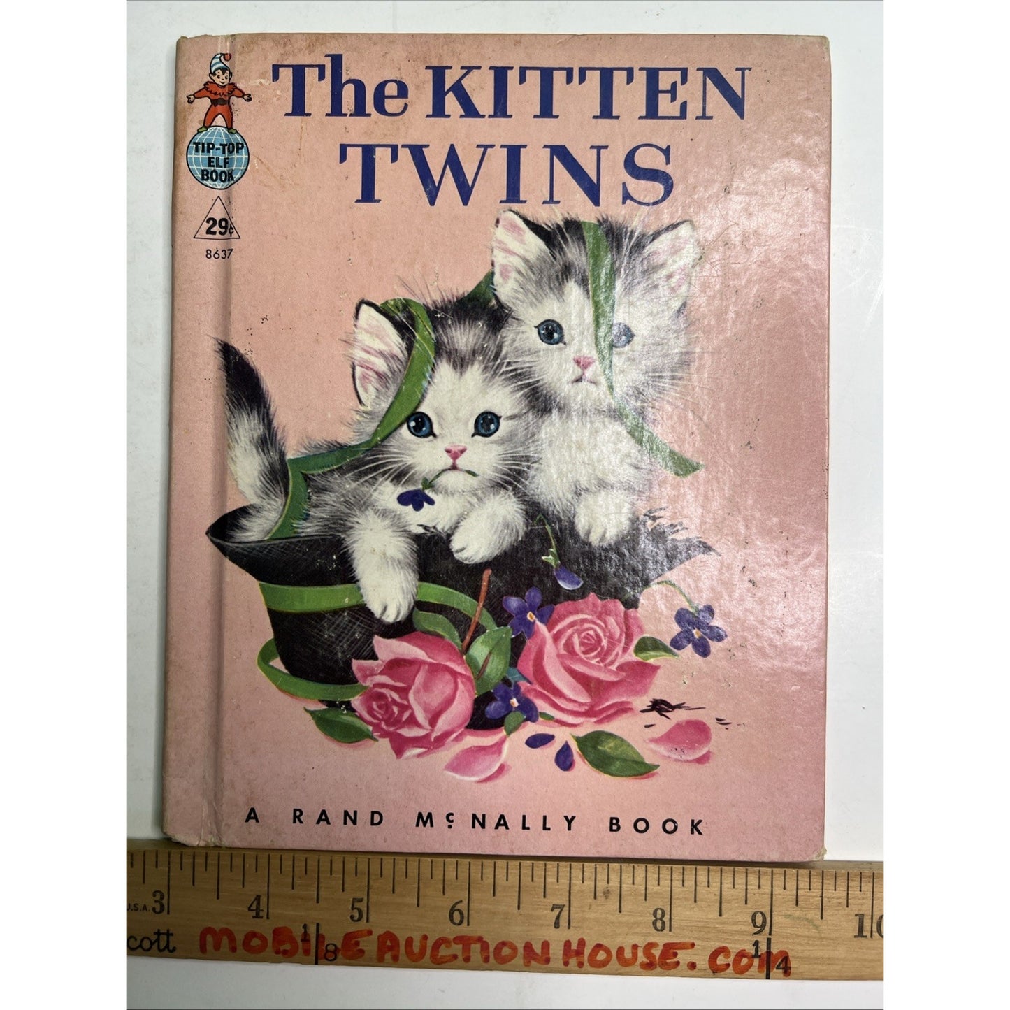 The Kitten Twins Rand McNally Tip-Top Elf Book 1960 Helen Wing Elizabeth Webbe