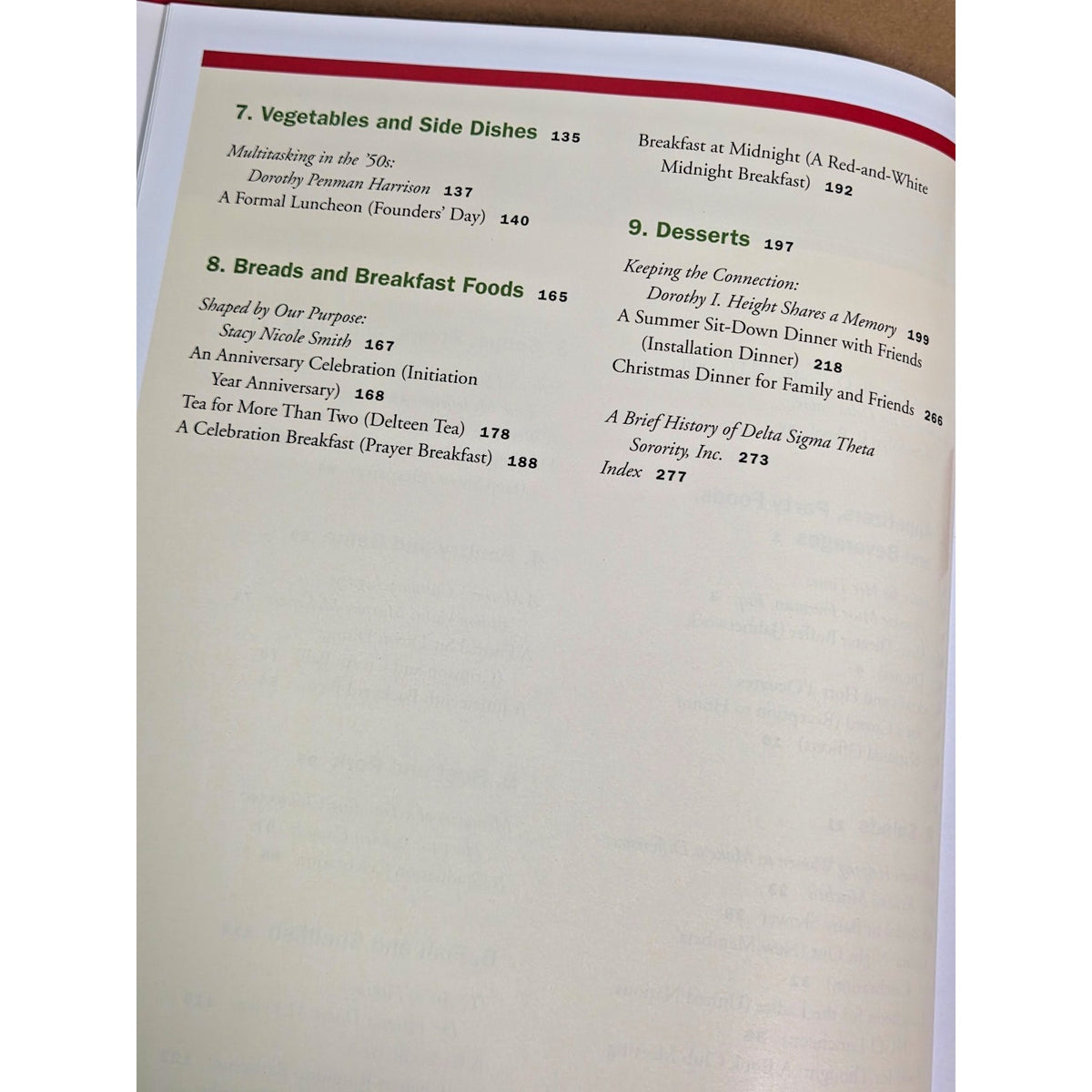 Occasions to Savor: Delta Sigma Theta Sorority Cookbook - 1st Ed. Camille Cosby