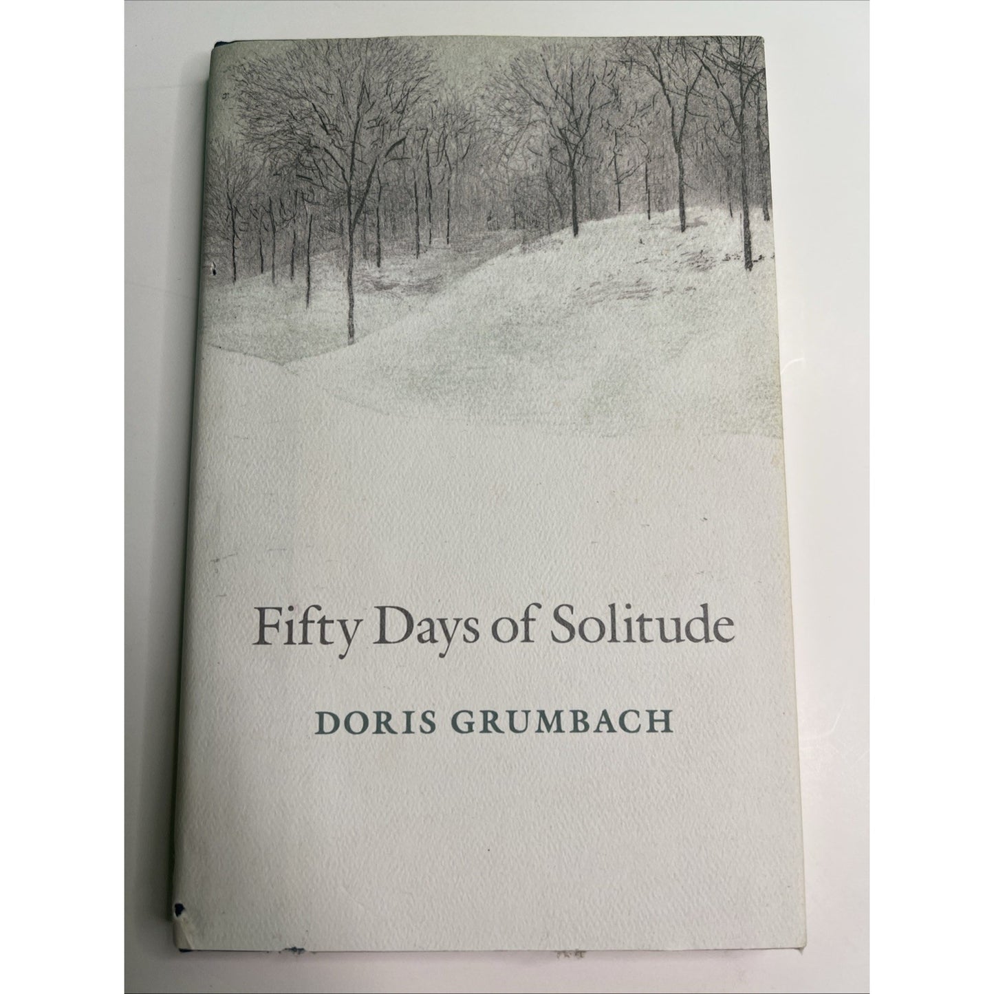 Fifty Days of Solitude by Doris Grumbach 1994 HC DJ Biography