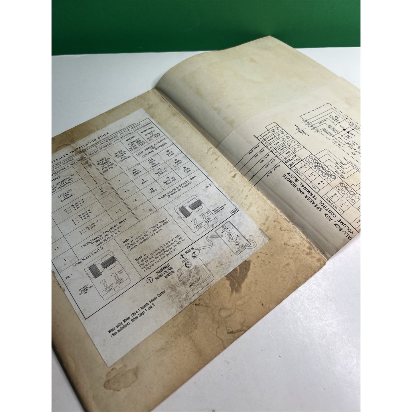 ORIGINAL ROCK-OLA MODEL 440 160 SELECTION PHONOGRAPH WIRING DIAGRAM No. 45025