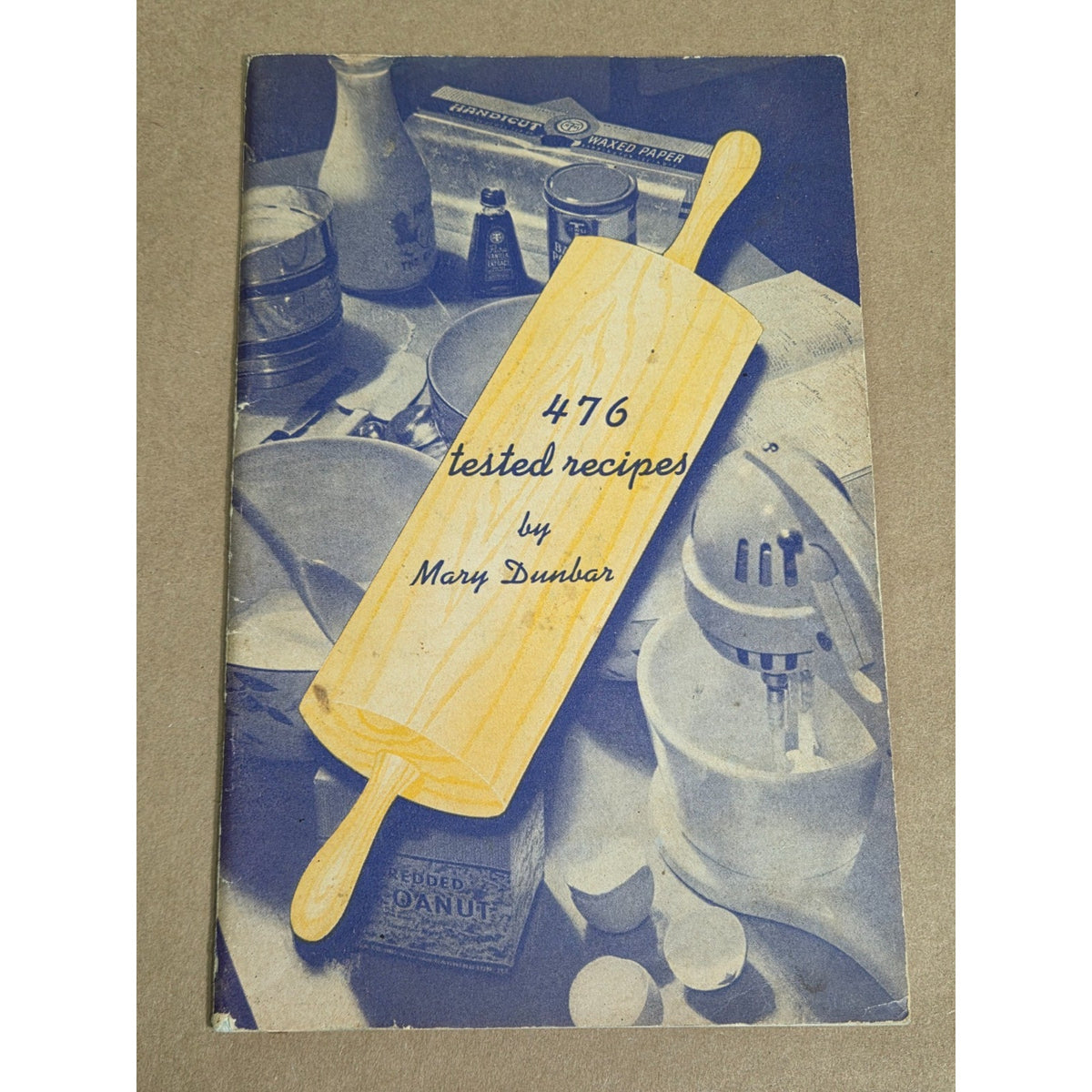 Vintage Jewel Tea Co Mary Dunbar 476 Tested Recipes Autumn Leaf Cookbook 1940s
