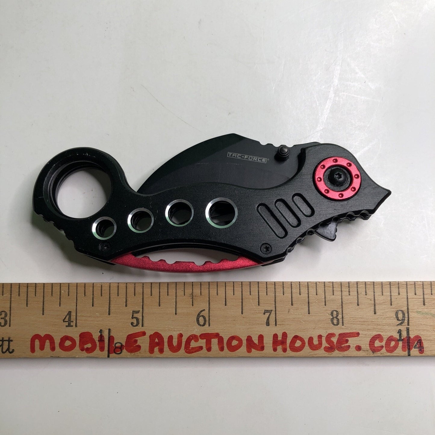 Tac-Force TF-578 Karambit Folding Pocket Knife Stainless Liner Assisted Black