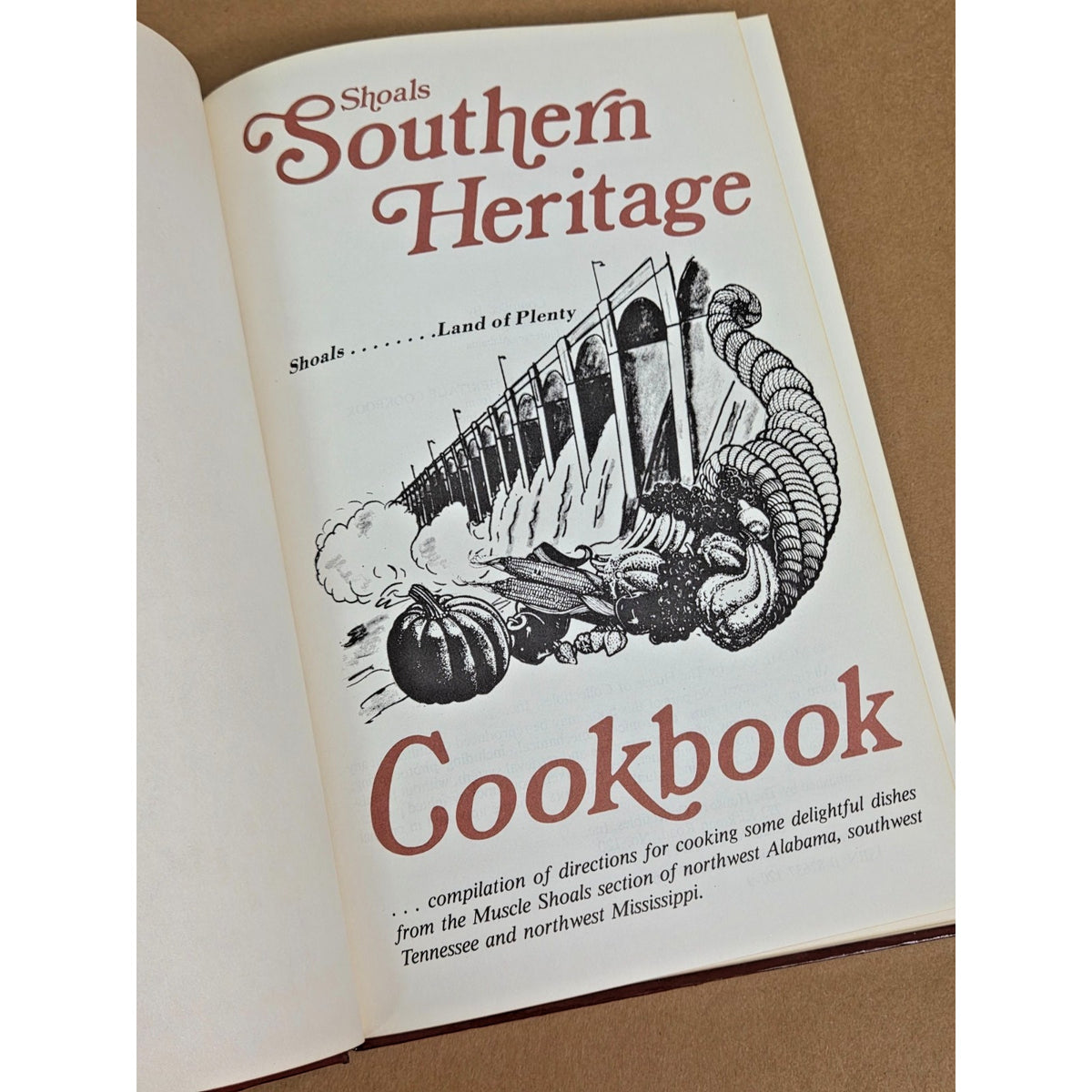 Vintage 1980 Shoals Southern Heritage Cookbook - 1st Edition - Muscle Shoals, AL