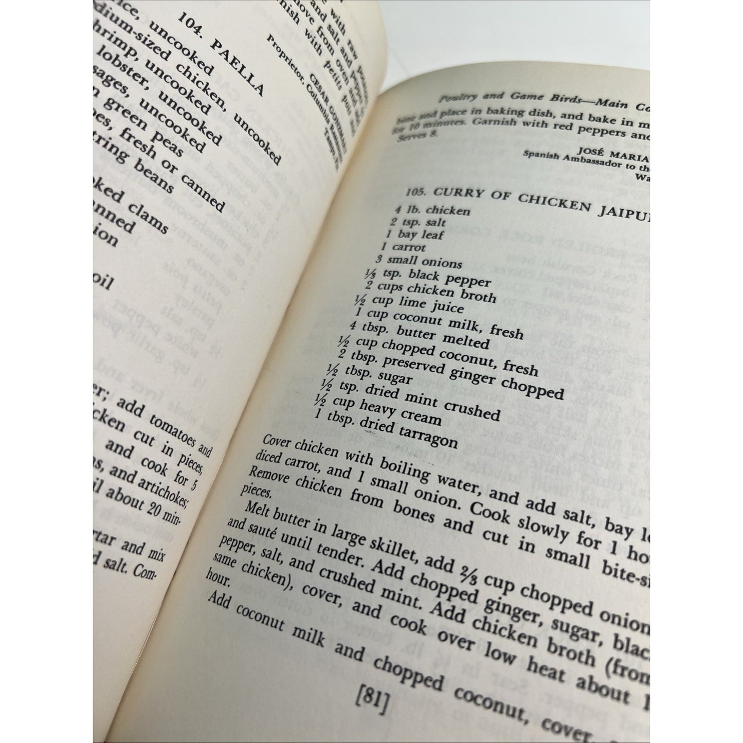 Kings in the Kitchen Favorite Recipes of Famous Men Gertrude Booth 1961/64 HC DJ