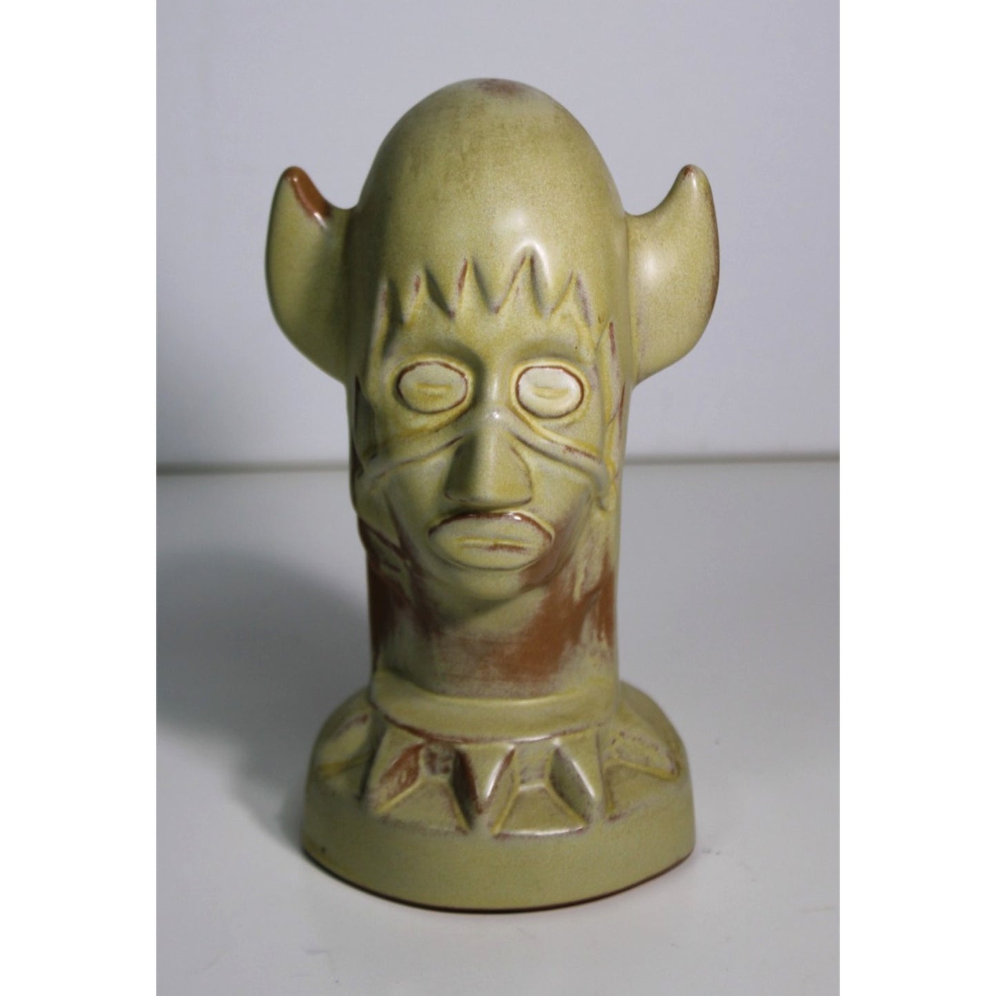 Vintage Frankoma Pottery Acee Blue Eagle Medicine Man Figurine c.1940s