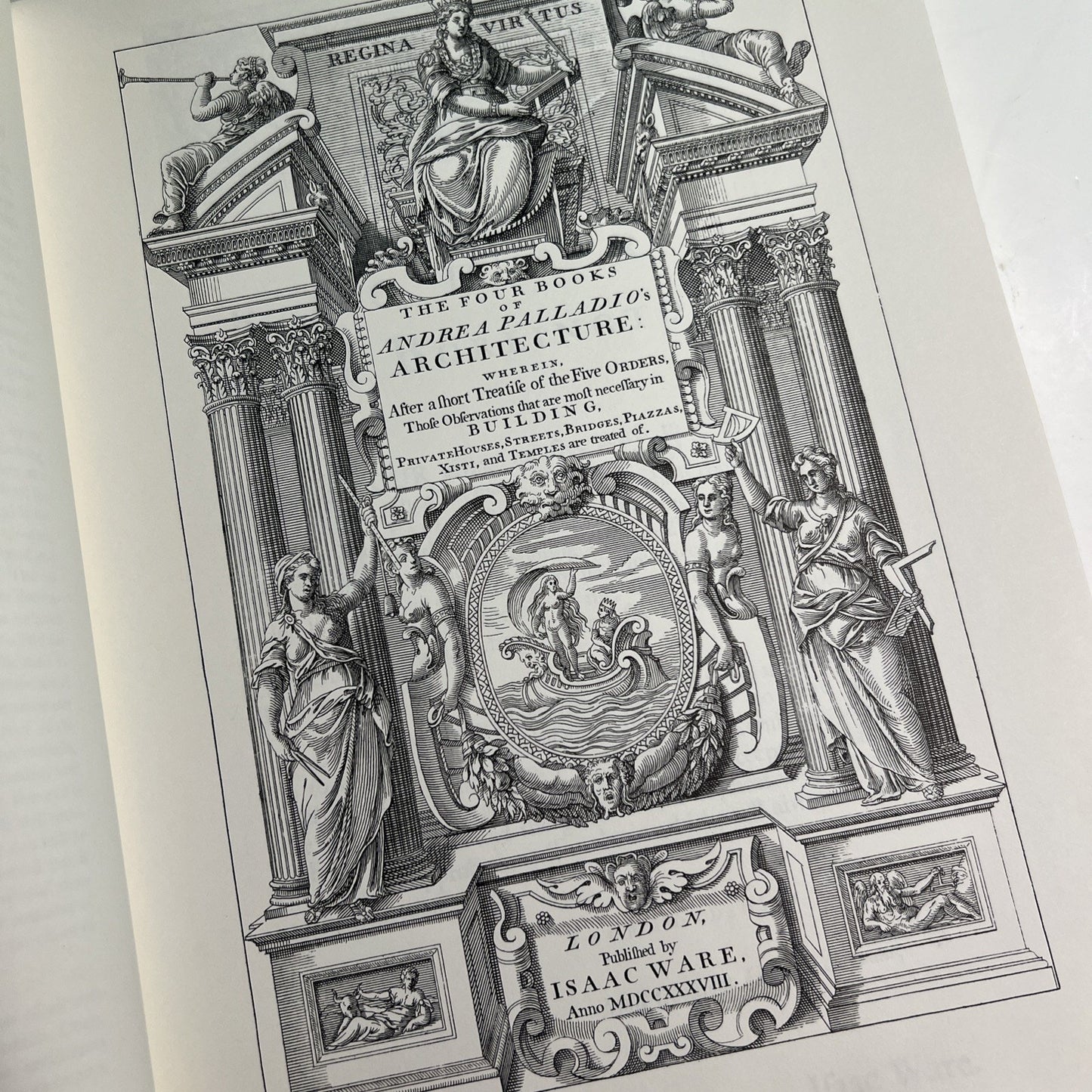 Andrea Palladio THE FOUR BOOKS OF ARCHITECTURE 1965 Dover PB Illustrated