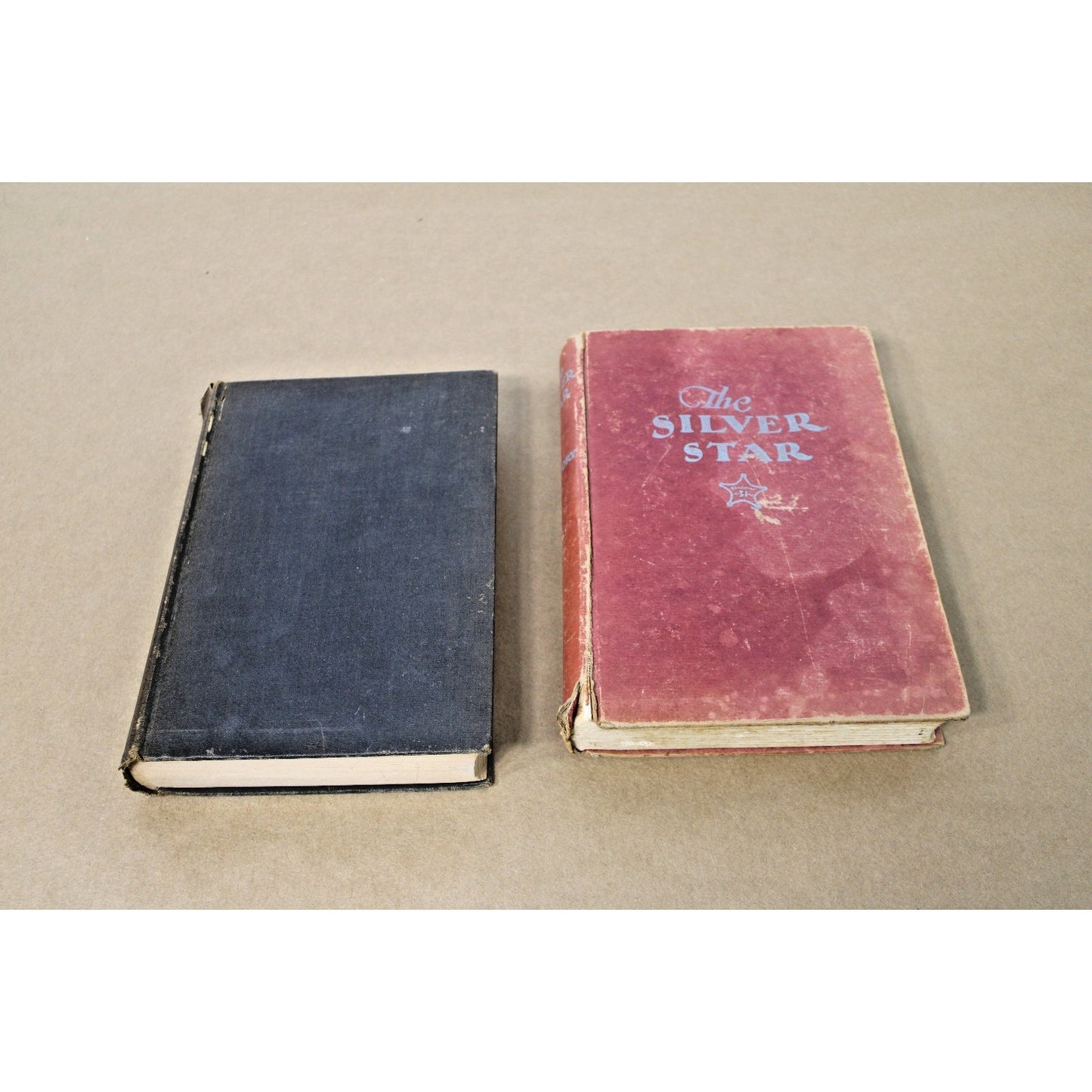 2 VTG Books The Silver Star by Jackson Gregory, Gold And Iron by J. Hergesheimer
