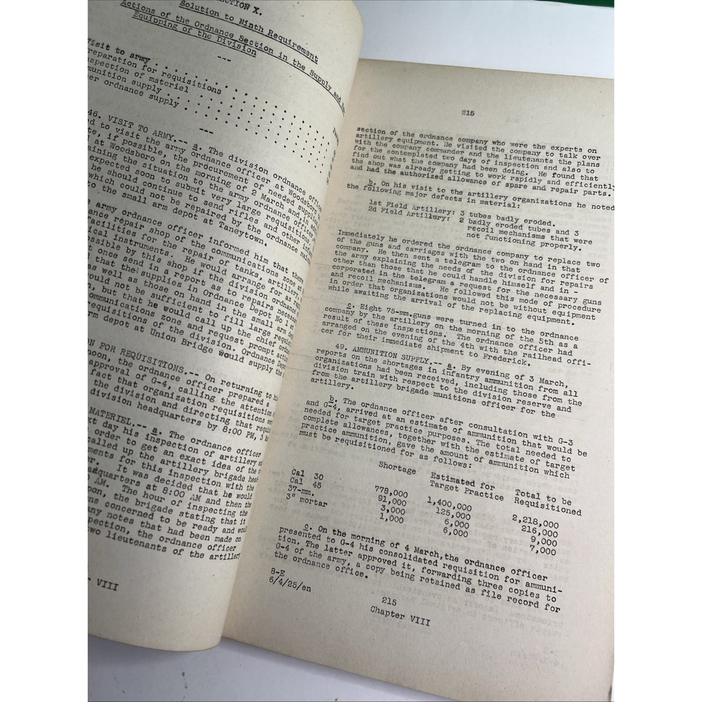 Command, Staff & Logistics Vol 2 Fort Leavenworth Kansas 1925 General Service