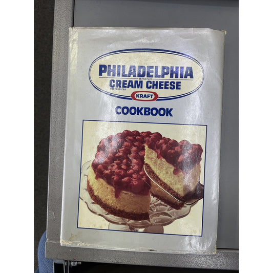 Kraft Philadelphia Brand Cream Cheese Cookbook Recipe Meals Desserts 1988 HC DJ