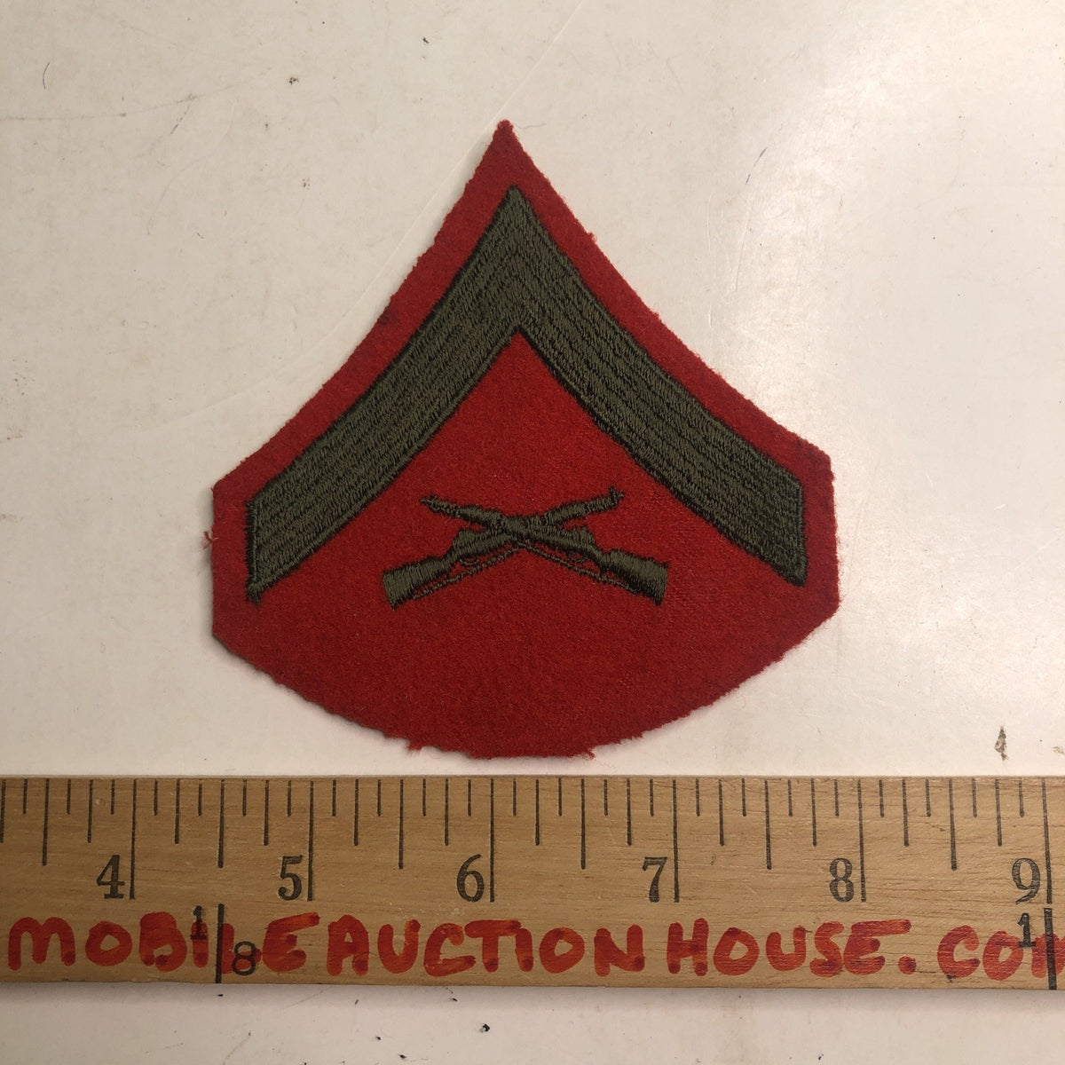 United States Marine Corps USMC Lance Corporal Rank E3 Uniform Insignia Patch