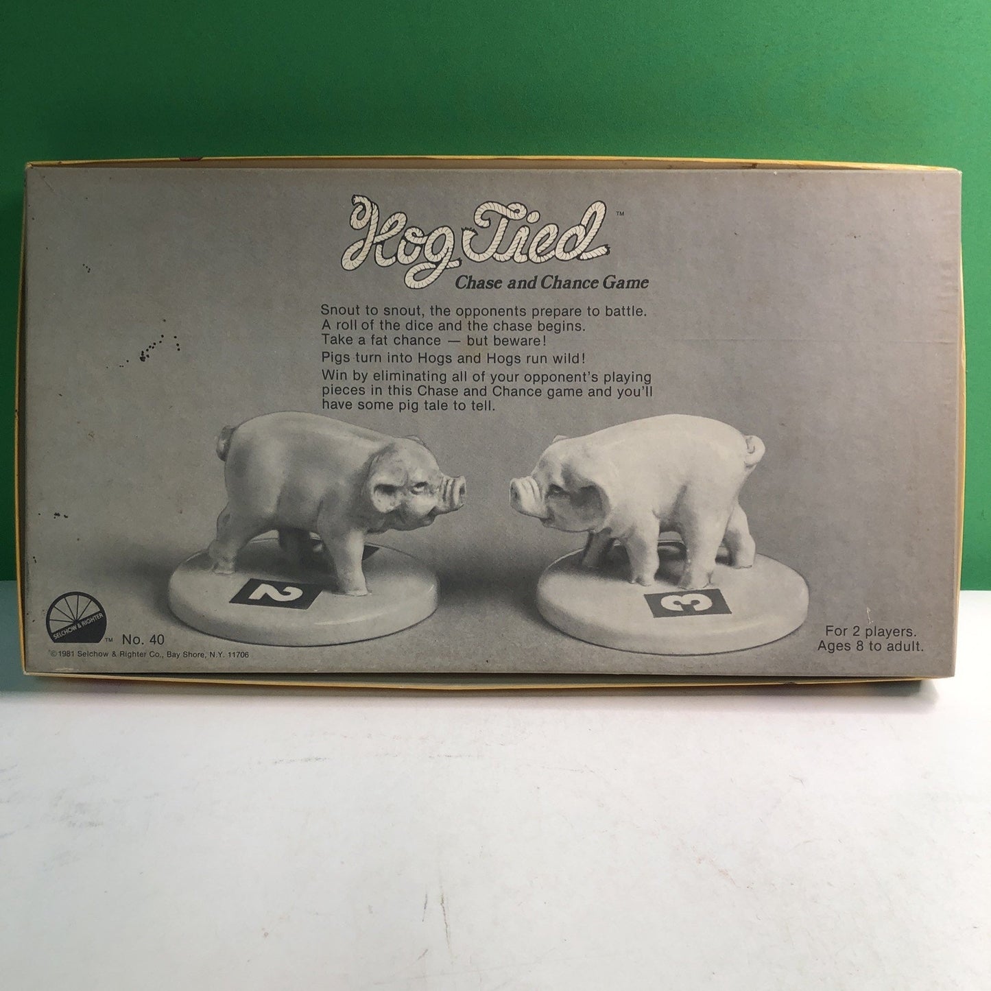 Vintage 1981 Selchow & Righter Hog Tied Board Game 100% Complete Pigs Farm