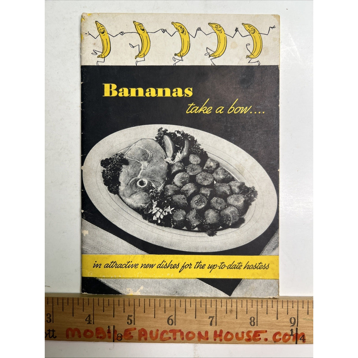 Vintage Mid Century Fruit Dispatch Co BANANAS TAKE A BOW Recipe Guide Booklet