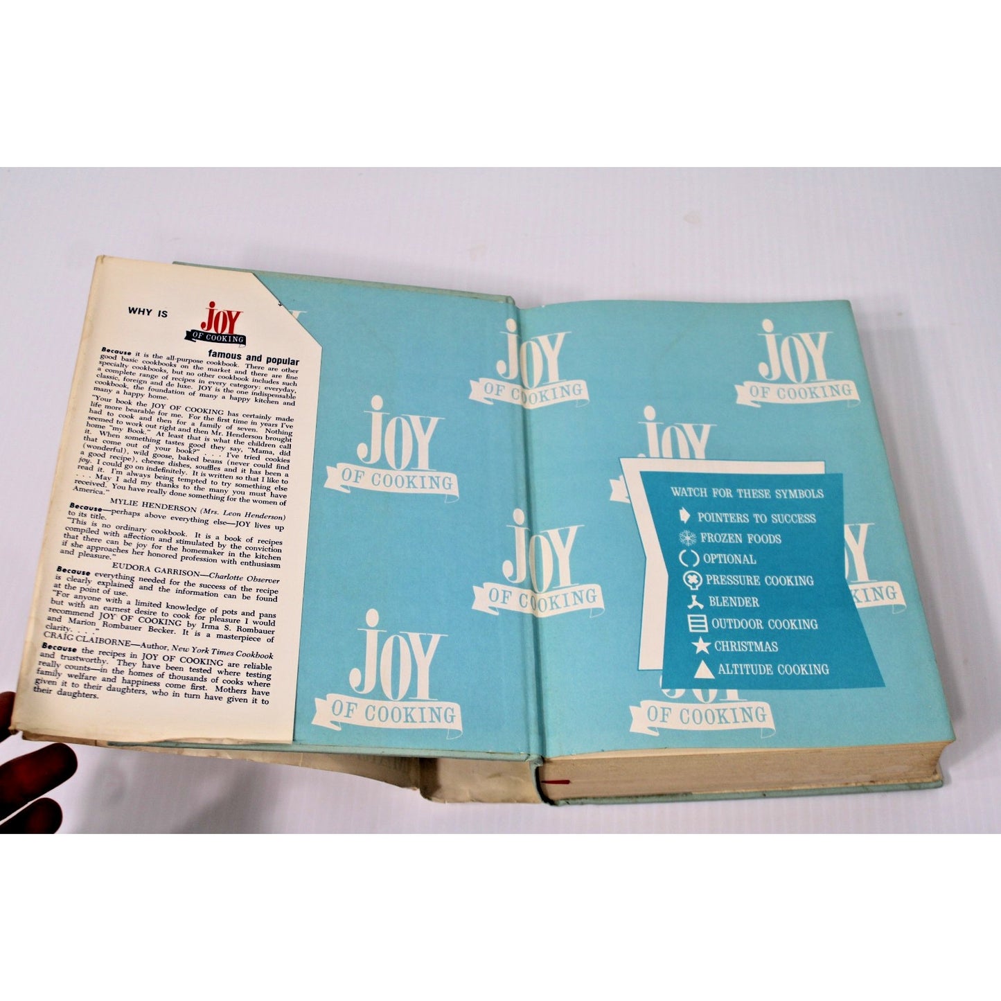 Vintage 1973 Joy Of Cooking- Irma S. Rombauer & Marion R. Becker HC/ DJ Illustr.