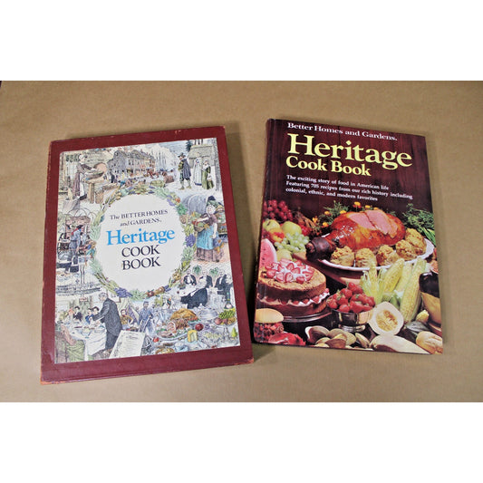 Vintage 1975 Better Homes And Gardens Heritage Cook Book, Hardcover w/ Slipcase
