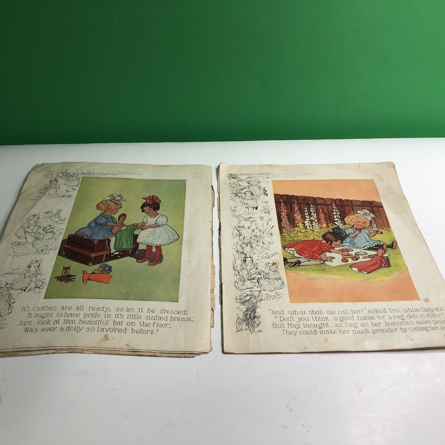 The Polka Dot Babies and Their Little Rag Doll by Edna Longest J.I. Austen 1908