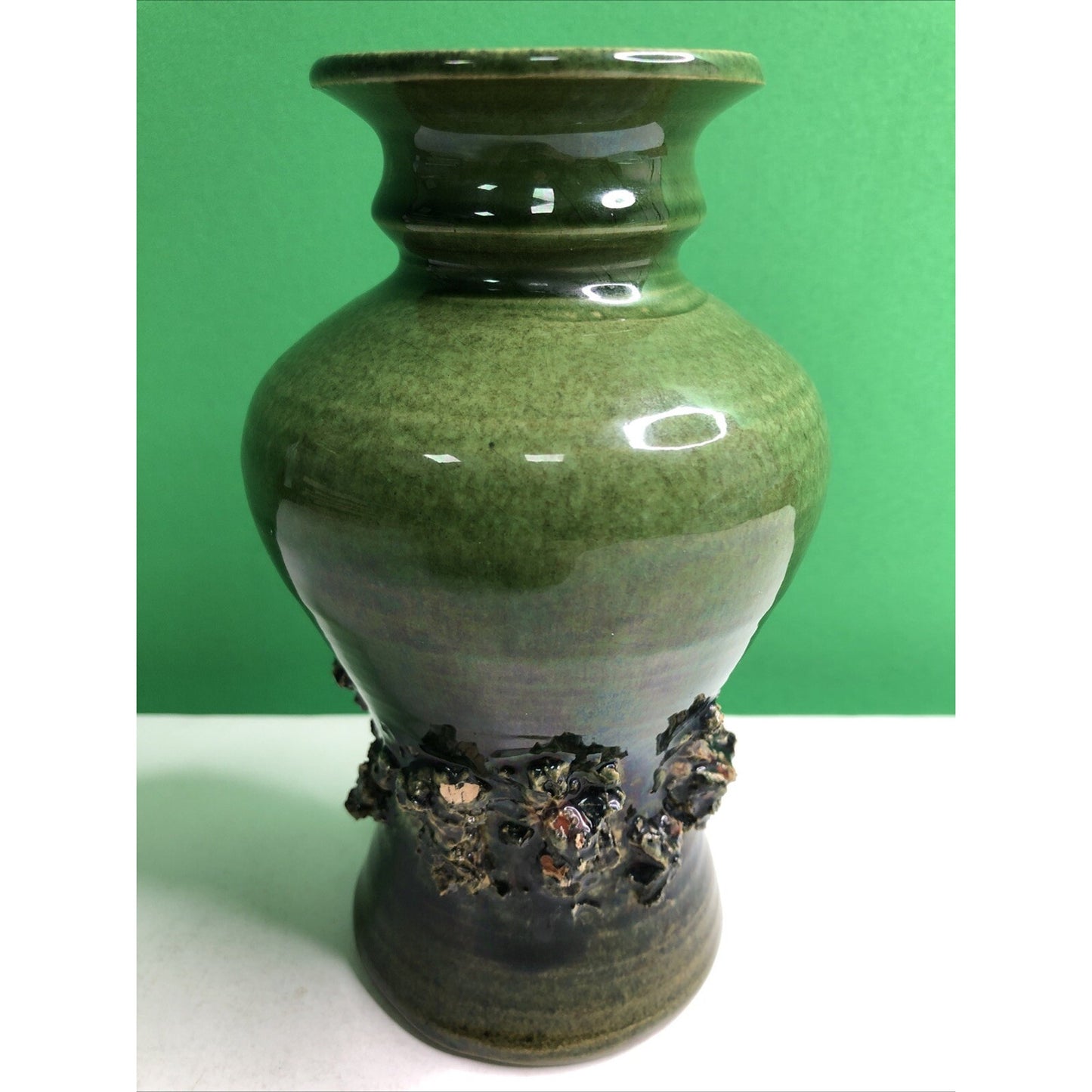 6” Funi Island Lava Rock Pottery Vase Handmade In Iceland Unique Decor Or Gift