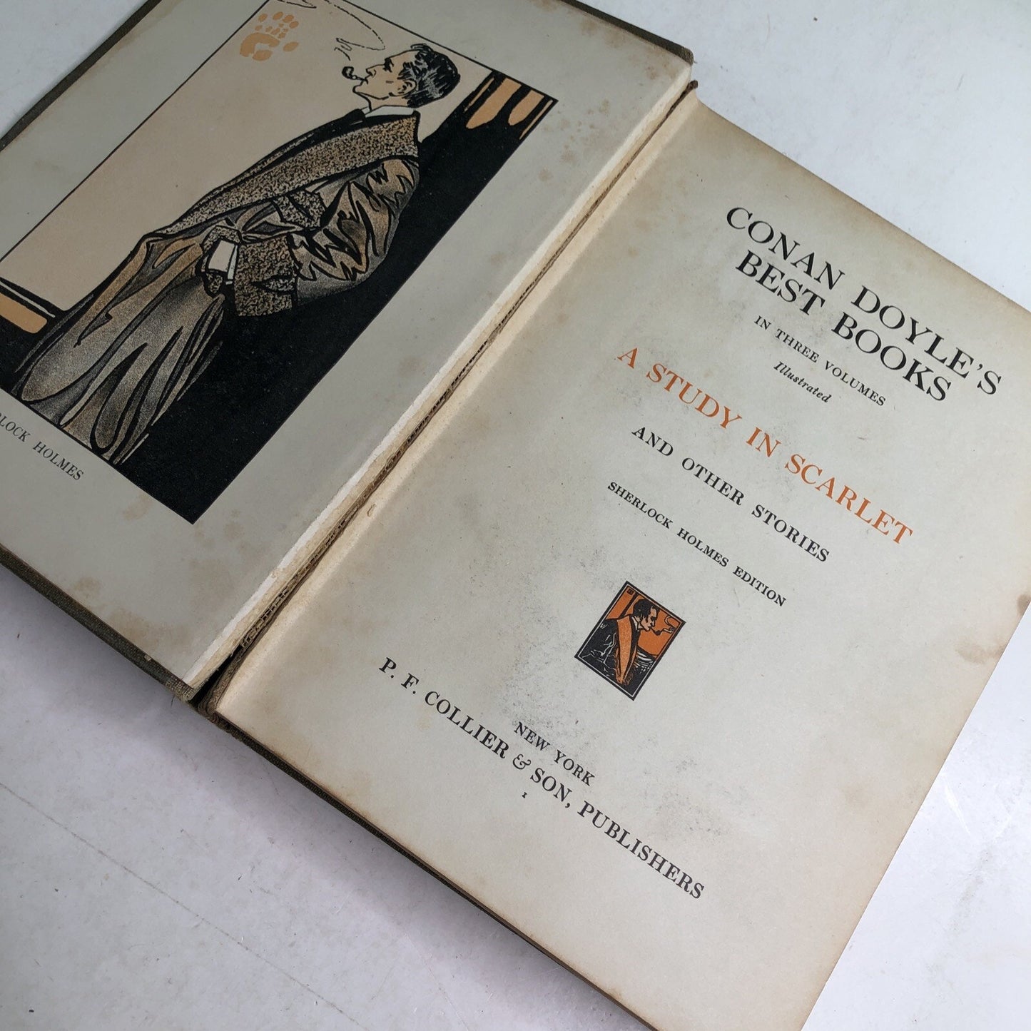 Conan Doyle's Best Books Detective Mystery Sherlock Holmes Vols. 1, 2 & 3