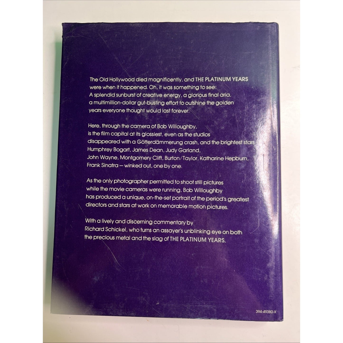 Platinum Years by Robert Willoughby and Richard Schickel HC DJ 1974