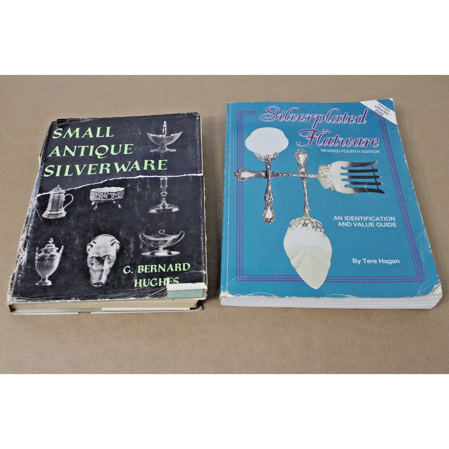 Lot of 2 Antique Silver Vintage Identification Guides/ Books by Hagan and Hughes