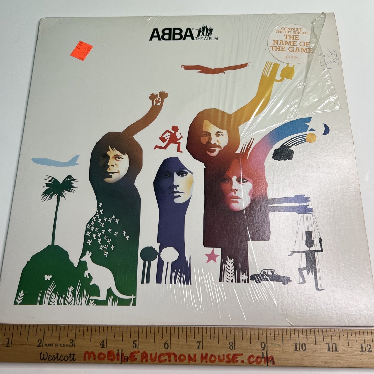 ABBA The Album Atlantic Records Vinyl LP 1977 Hype Sticker